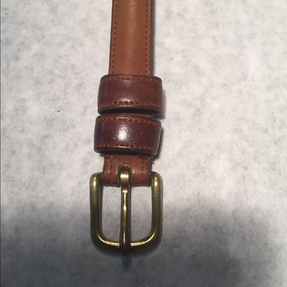 Coach belt in cognac